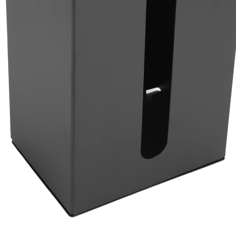Wall Mount Tissue Box Holder, Black Tissue Box Holder Stand