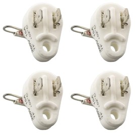 LEDBarz 005899F Thermal Fuse Kit for Raypak Pool Heater Parts - 4-Pack with Mounting Screws (152°C/250V) Compatible with Zodiac R0012200