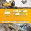 BDI Wear Parts 6737325 Bucket Teeth with 6737326 Flexpins for