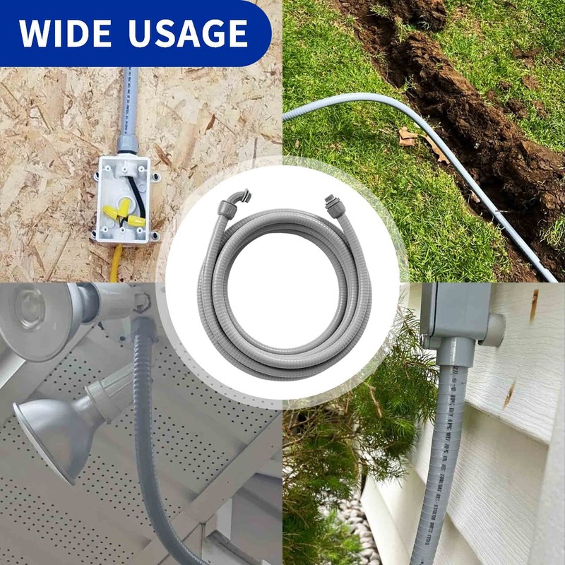 (1/2" Dia * 25 Feet) Yariwiz Flexible Electrical Conduit Liquid