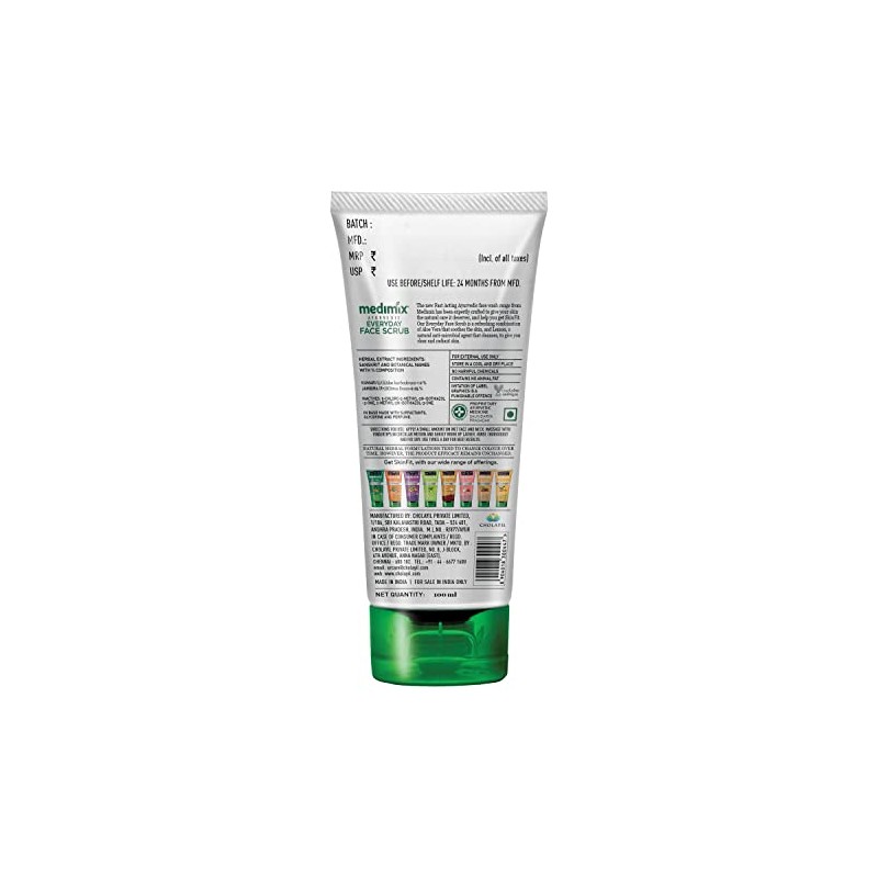 Medimix Exfoliante facial diario con aloe vera y limón 100