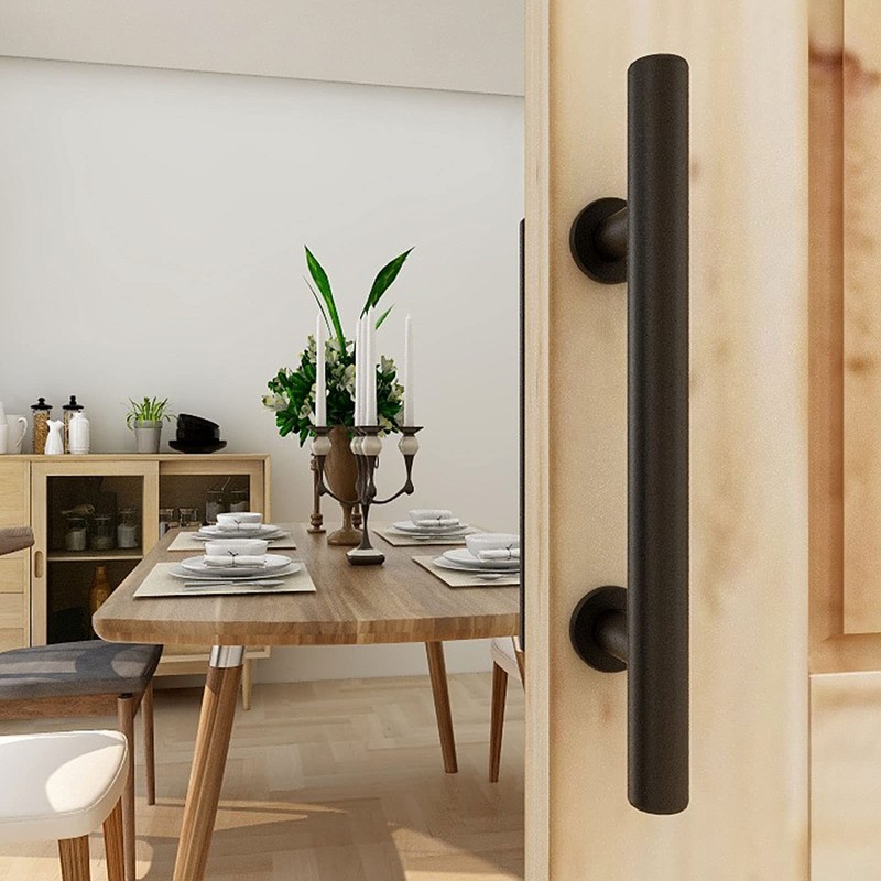 TSMST 30CM Sliding Door Handle Double Sided Barn Door Handle