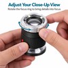 30X Pocket Magnifier – LED & UV Loupe with Adjustable