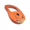 Rayzm Lyre Harp, Solid Wood Mahogany Lyre Musical Instrument, Portable