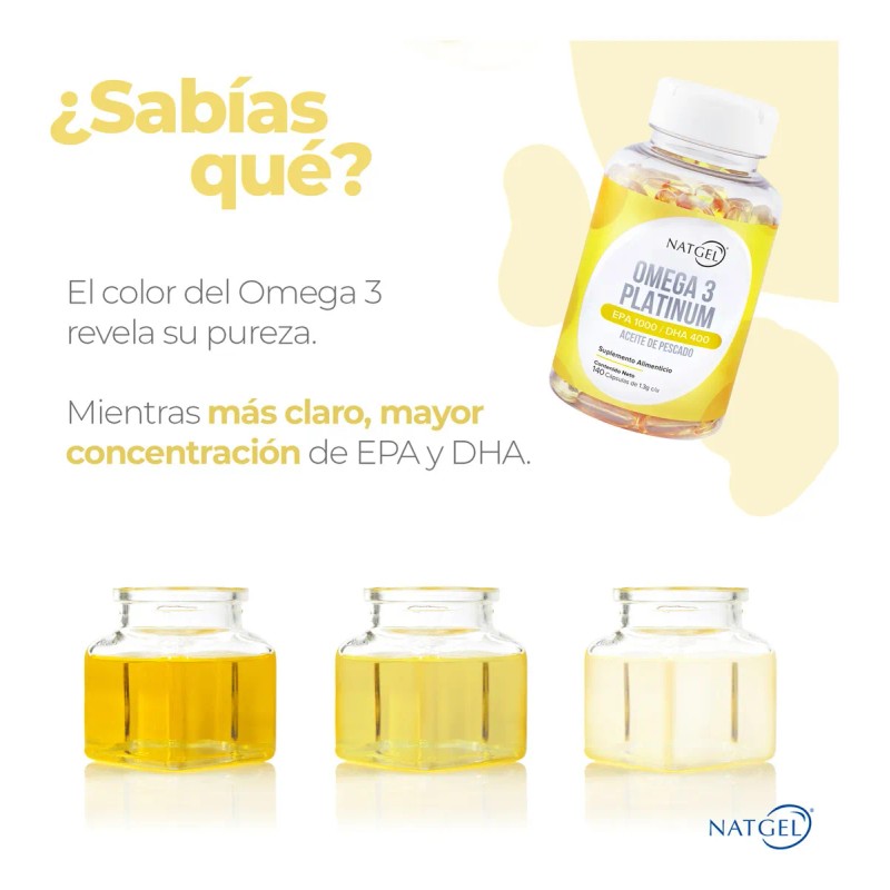 Omega 3 Platinum | Epa 1,000 / Dha 400 Aceite