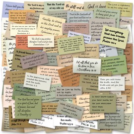120PCS Bible Verse Stickers, No Repeat Christian Vintage Inspirational Quote Sticker, Typewriter Scripture Stickers, Bible Study Supplies for Scrapbooking, Water Bottle, Laptop