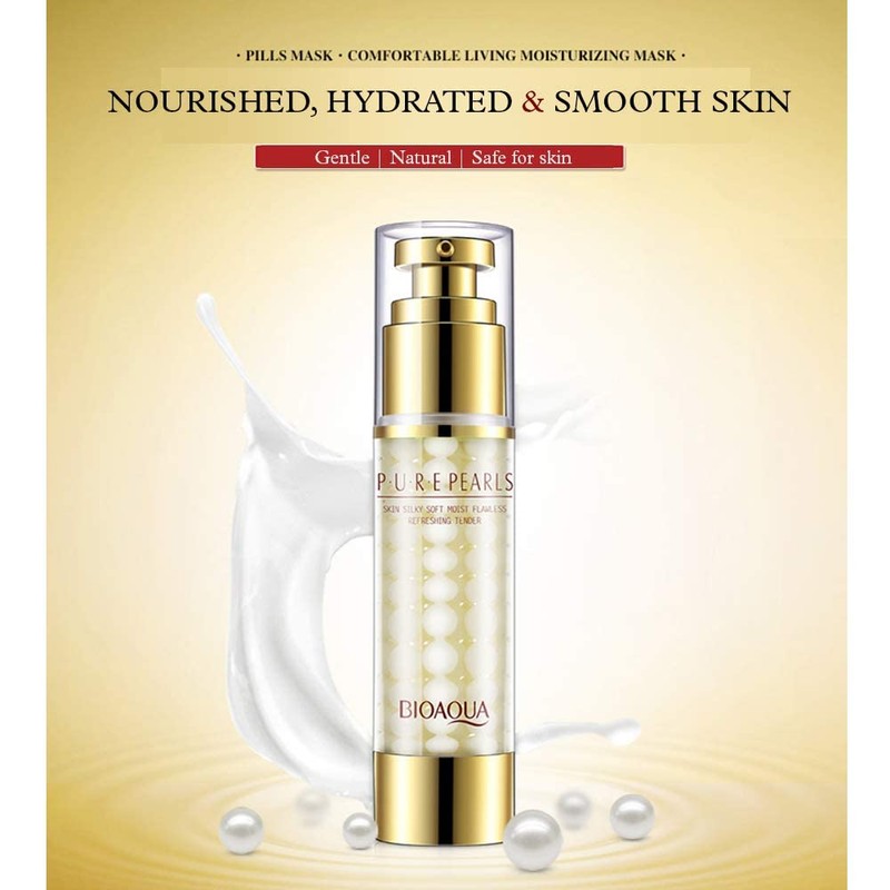 BIOAQUA Pure Hydrolyzed Pearls Skin Silky Moist Flawless Refreshing Tender