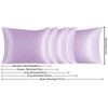 NTBAY 2 Pack Satin King Pillowcases for Hair and Skin,