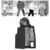 Heated Vest Three Level Temperature Adjustment Waterproof Black Electric Heating