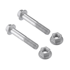 Hihaha NO.6502818/6502698 Front Rear Shock Absorber Mount Bolt Nut for Dodge for Ram 1500 03-19 for Ram 2500 3500 06-19 Regular/Quad Cab/Hex Flange Lock Nut Head Bolt M14 / Solid / 4Pcs