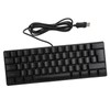 USB Wired Gaming Keyboard 60 Percent RGB Backlight 61 Keys