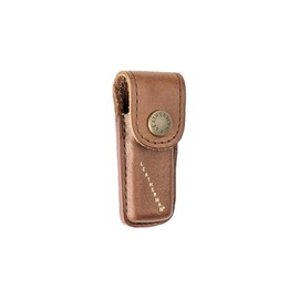 Leatherman Heritage Holster in Braun – Größe XS – Für das Modell Micra – Aus Leder, mit Druckknopf-Verschluss und Leatherman-Schriftzug