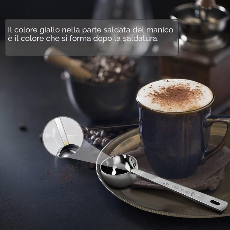 Cucchiaio da caffè, set di cucchiaini da caffè in acciaio