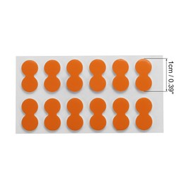 PATIKIL 0.39" Strike Indicators Fly Fishing, 24 Pcs Stream Floating Hook Positioning Fishing Bobber Strike Indicator Fly Fishing Indicator Floats Foam Strike Indicator, Orange