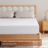 MLILY Mattress Protector Queen Size, Smooth Cooling Waterproof Mattress Cover,