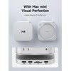 Hagibis Mac mini M4 Hub & Stand with SSD Enclosure,