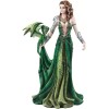 Ebros Seductive Elphaba Dragon Witch Doctor Warrior Statue 10"H By