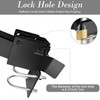 Heavy Duty Double Gate Latch for 1-3/8" Frame, Farm Gate