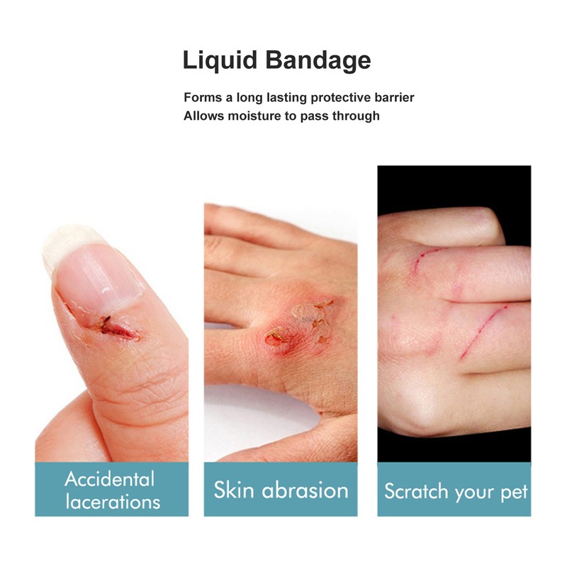 10ml Liquid Bandage Healing Waterproof Elastic Protective Stretchable Liquid Bandage
