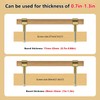 XXJAY Wooden Drawer Pulls,6-Pack Beech Wood Drawer Handles 2.5in,Suitable for