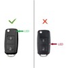 Batheidon 2 Button Car Key Shell Compatible with VW Transporter