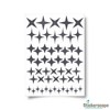 Stickerscape Star Wall Stickers (Mixed - 1 Sheet - Yellow)