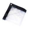 SagaSave Clear Waterproof Cover Tarp Tarpaulin Sheet, 1Mx1M/1Mx2M/2Mx2M/2Mx3M/2Mx4M Dustproof Rainproof