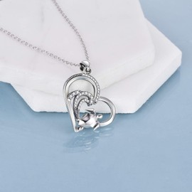 YFN Turtle Necklace 925 Sterling Silver Ocean Animal Heart Pendant Jewellery for Women Girls