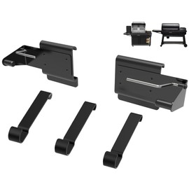 PETKAO BAC644 Paper Towel Roll Holder for Traeger Grills P.A.L. Pop-And-Lock Roll Rack, Traeger Ironwood, Timberline, Flatrock Grills, BAC614 Adjustable Holder &BAC643 Hook for Traeger Pal Accessories