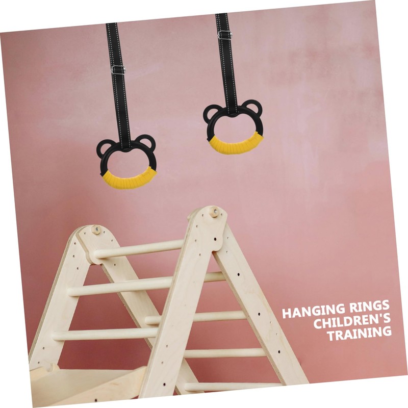Sosoport Indoor Gym Rings for Boys and Girls Training Pull-up