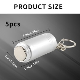 5-Piece Security Tag Remover Kit, Magnetic Detagger Tool for Clothing and Retail Items, Compact Tag Remover Magnet for Easy Security Tag Removal, Essential for Retailers and Shoppers