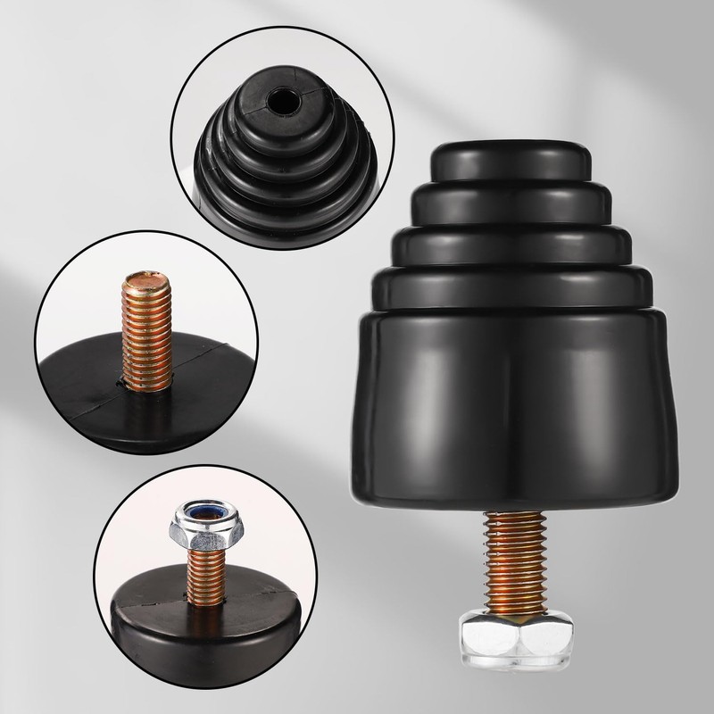 2pcs Suspension Bump Stops, Bump Stop Kit with Nuts Universal