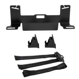 JHKLS Universal Car Seat Mount Bracket for SUVs MPVs and Off-Road Vehicles, Child Safety Car Seat Latch Anchor Kit for ISOFIX Belt Connector, 321*144*85/95mm Latch Interface Mount Bracket