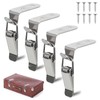 4 Pack 90 Degree Hook Lock Bolt, Toggle Latch with