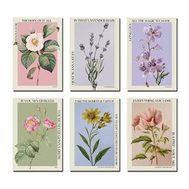 BATWHO Flower Poster AUGUST lavender haze long live THE1 You’re on Your Own, Kid Poster Canvas Set - Unframed 6 Piece Canvas Poster (8x12in)