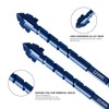 Upgraded Serrated Masonry Drill Bit Set 5PCS,Four-Flute Sawtooth Eccentric Drill