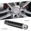 DCVAMOUS 32 PC 14x1.5 Lug Nuts Chrome 7-Spline Compatible with