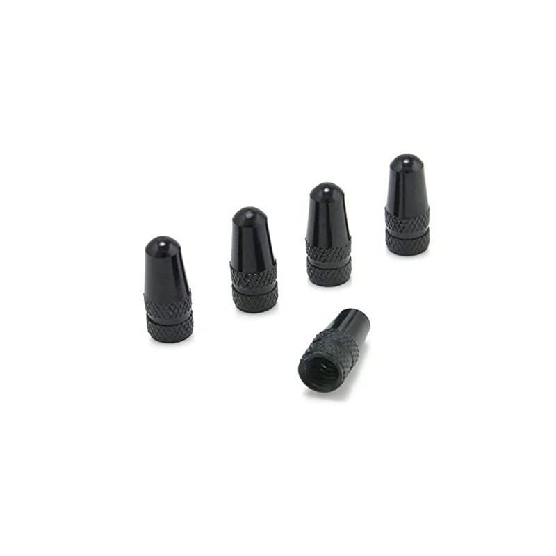 Pack of 5 Bicycle Valve Caps Aluminium Presta Rims Tyre