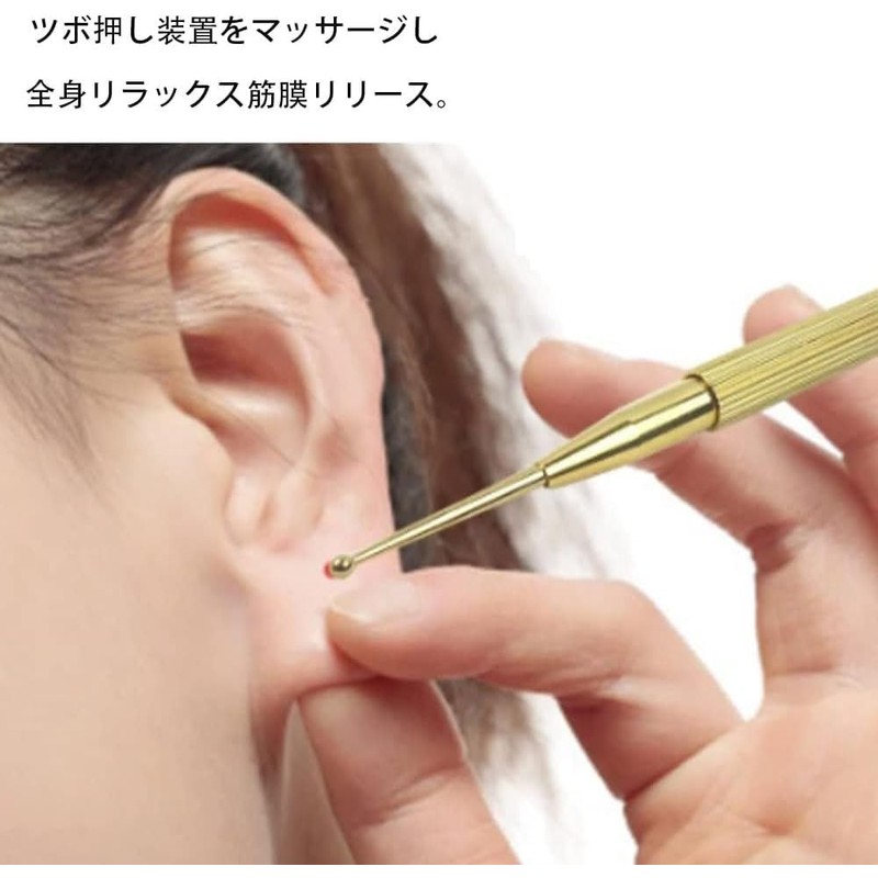 Brass ear needle stick, ear needle rod knock type, pressure
