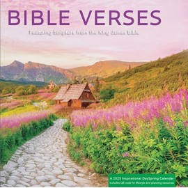 Bible Verses Featuring Scripture from the King James Bible: A 2025 Inspirational DaySpring Wall Calendar