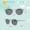 2 Pack Baby Sunglasses UV400 Protection Toddler Sunglasses Adjustable Infant