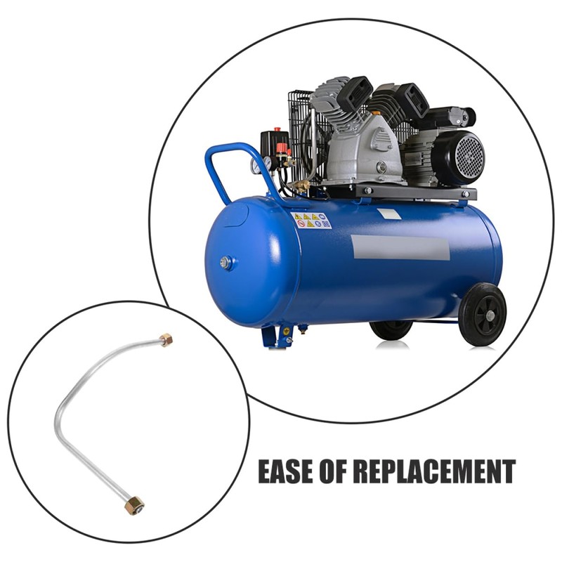 Tofficu 2pcs Aluminum Air Compressor Durable Replacement Parts for Industrial