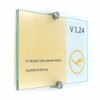 Logistic Sign System Glass Door Sign, Vitrum K2, Clamp Holder