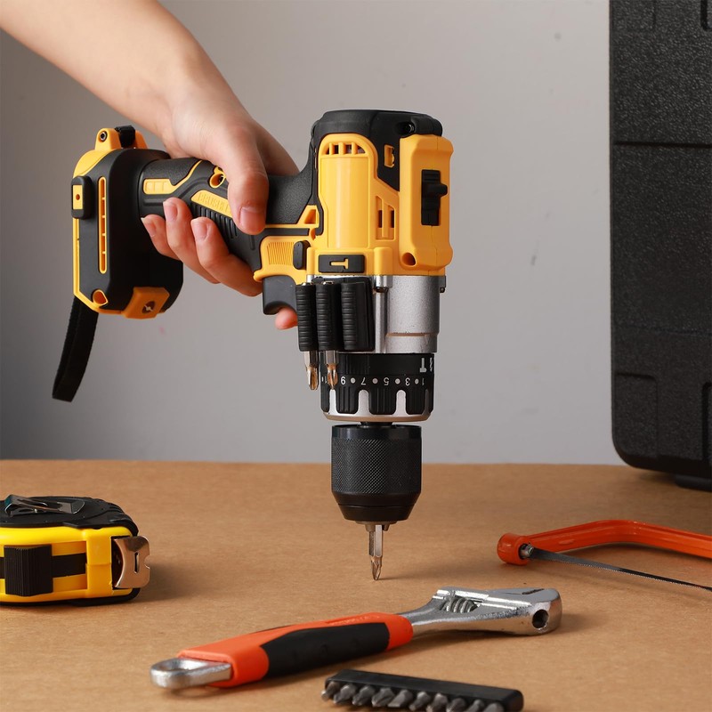 Threlaco 6 Pack Drill Bit Holder Tool Holster Bit Gripper