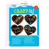 Baker Ross EK2413 Heart Scratch Art Magnets (Pack of 10)