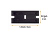 200pcs Plastic Razor Blades, Non-scratch Double Edged, for 1.5-inch Universal