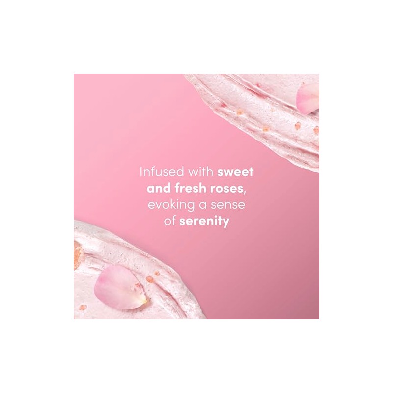 Dove Body Scrub Himalayan Salt & Rose Oil 3 Count