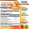 Turmeric Curcumin Supplement 1950mg - 95% Curcuminoids with BioPerine Black