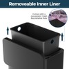 LINSSEN Stainless Steel Hanging Trash Can with Lid and Inner