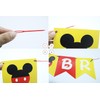 Mickey Birthday Party Banner, Mickey Style Bunting, Mickey Themed Birthday